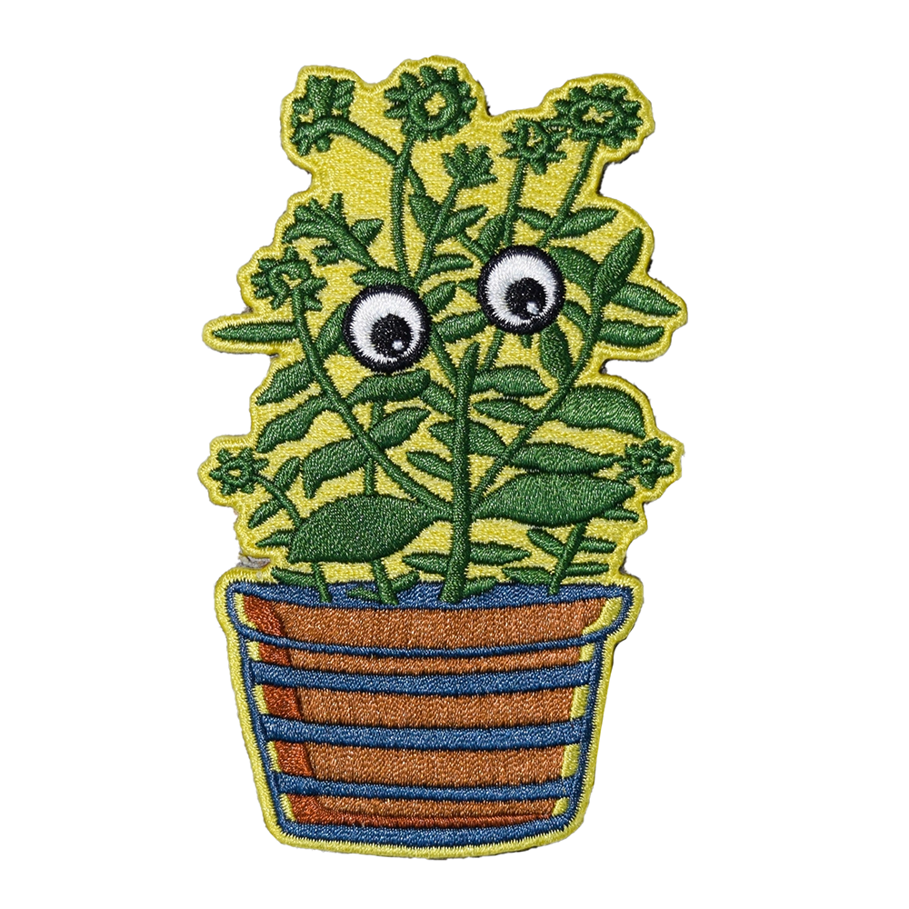 Quiet Tide Goods Quiet Tide Goods Patch - Googly Eye Plant