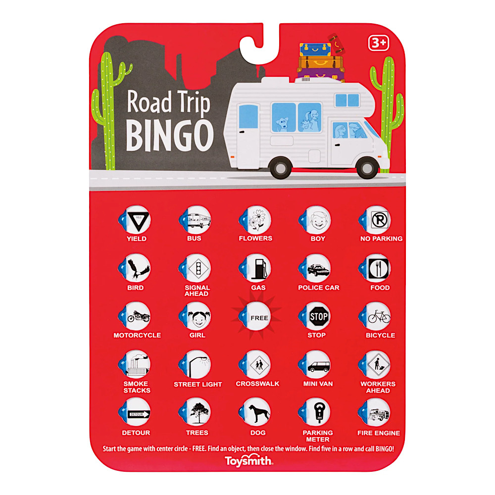 Travel Game - Road Trip Bingo