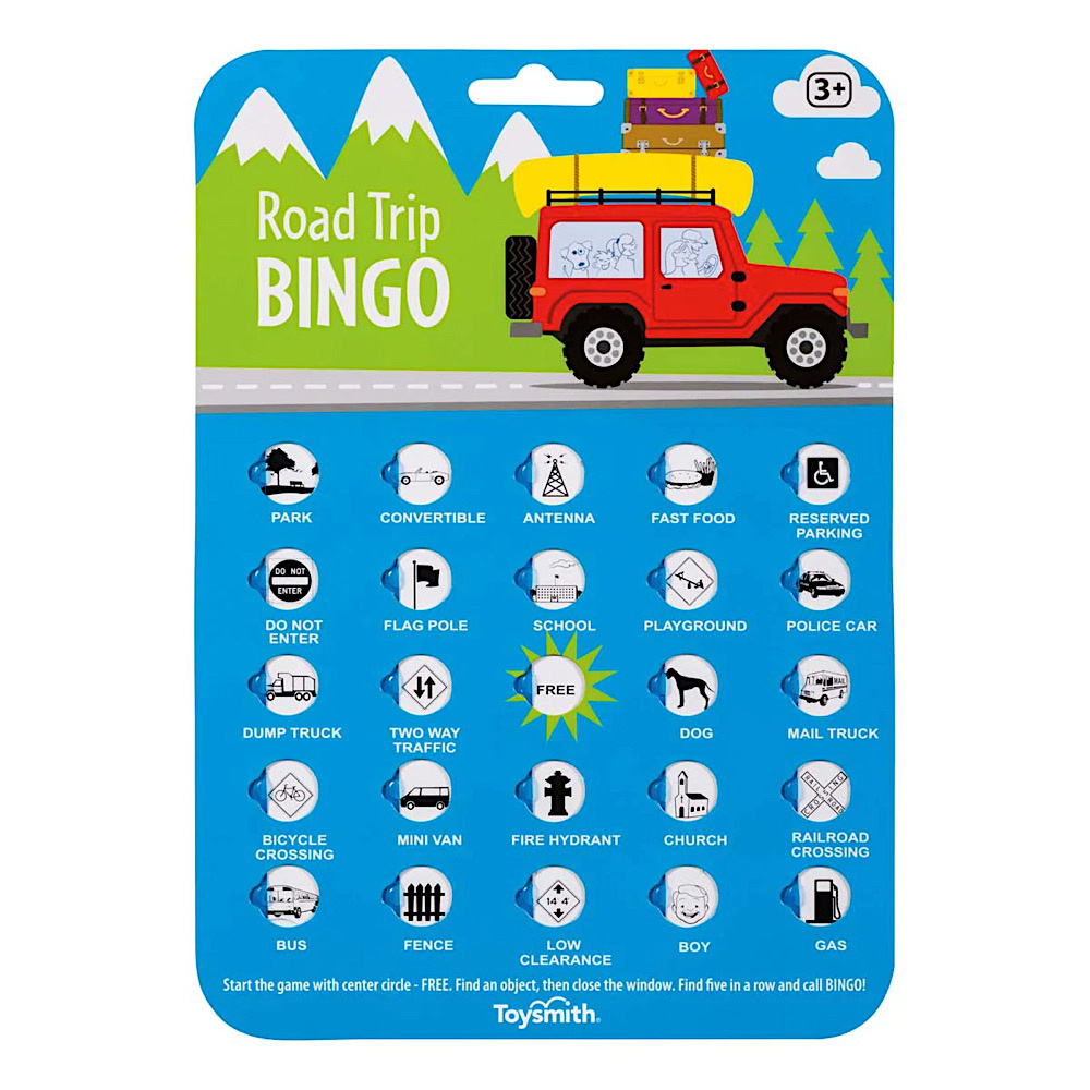 Travel Game - Road Trip Bingo