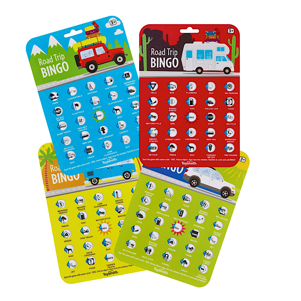 Toysmith Travel Game - Road Trip Bingo