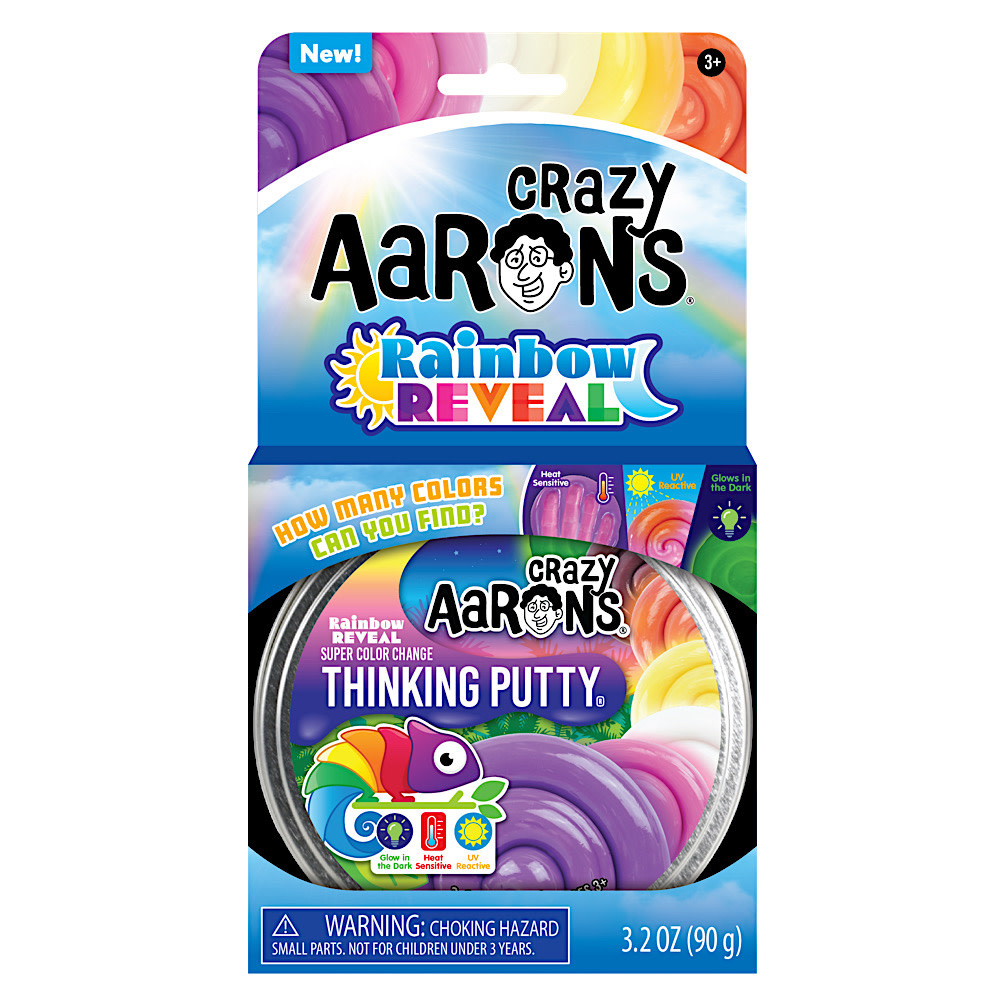Crazy Aaron's Crazy Aaron's Thinking Putty Rainbow Reveal 4 inches