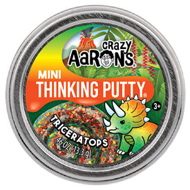 Crazy Aaron's Crazy Aaron's Thinking Putty Mini Triceratops 2 inches