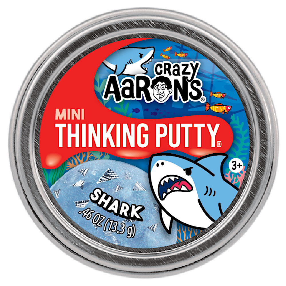 Crazy Aaron's Crazy Aaron's Thinking Putty Mini Shark 2 inches