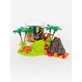 Earth Grown KidDoughs KidDough Dough-To-Go Dinosaur Volcano