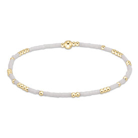 ENewton ENewton Hope Unwritten Beaded Bracelet - White