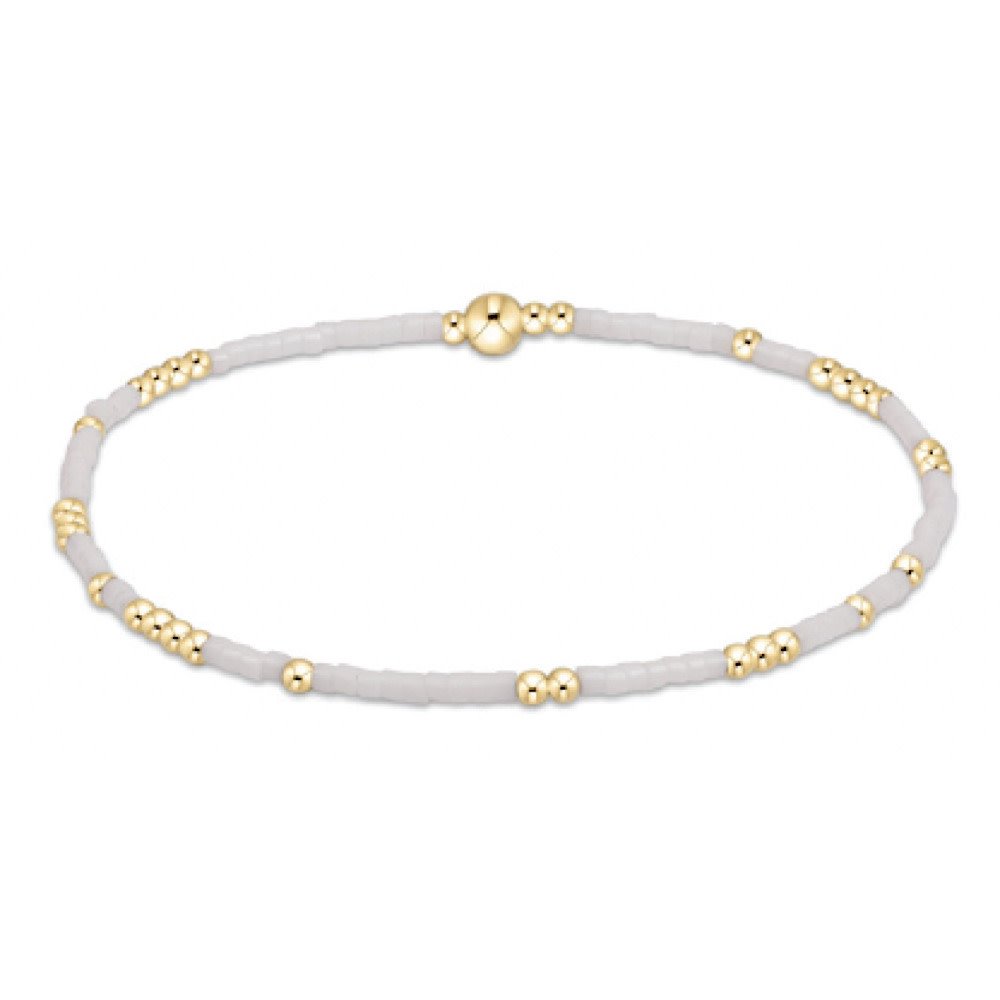 ENewton Hope Unwritten Beaded Bracelet - White