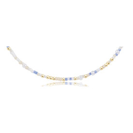 ENewton ENewton Choker - Hope Unwritten Beaded - Skinny Dippin - 15 Inch