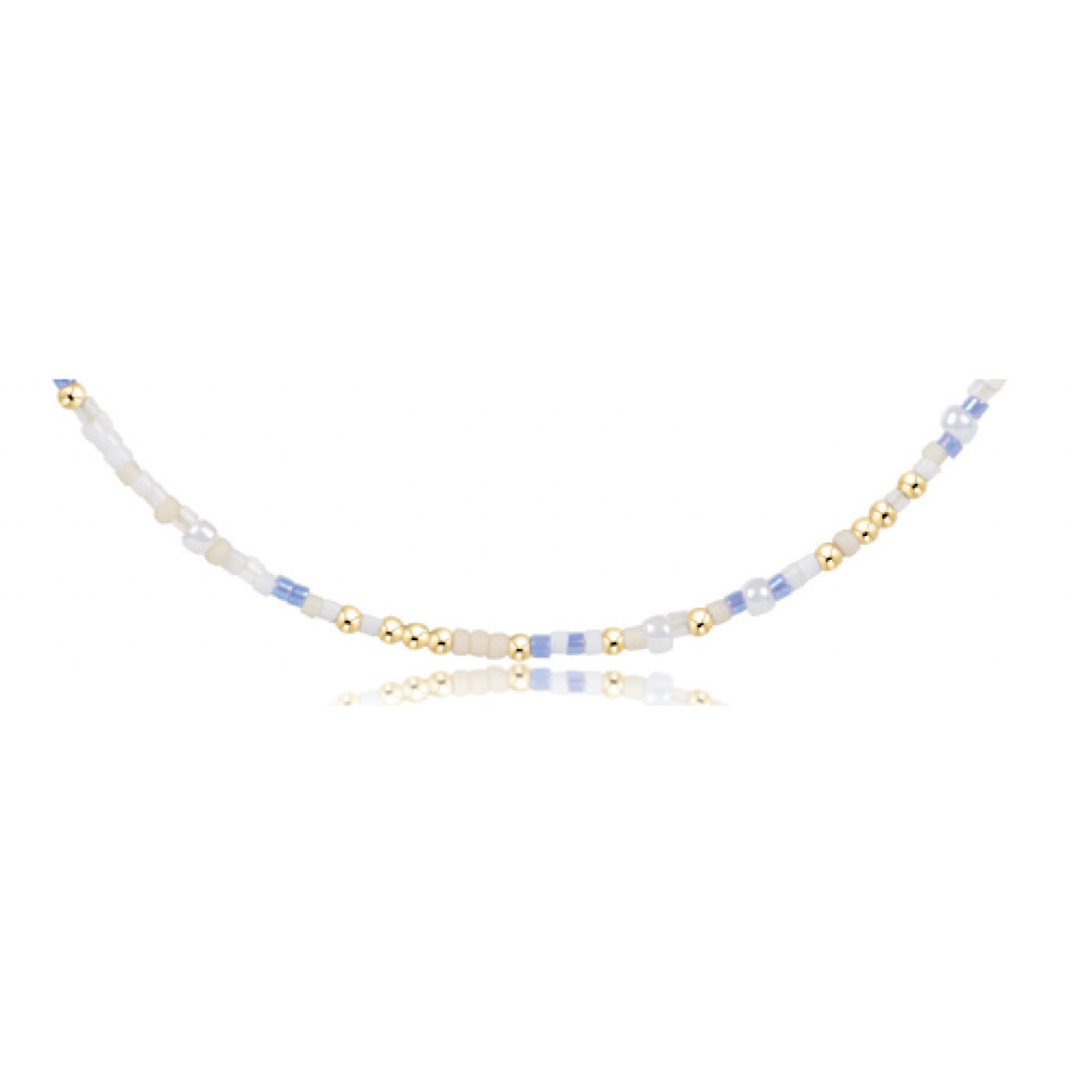 ENewton ENewton Choker - Hope Unwritten Beaded - Skinny Dippin - 15 Inch
