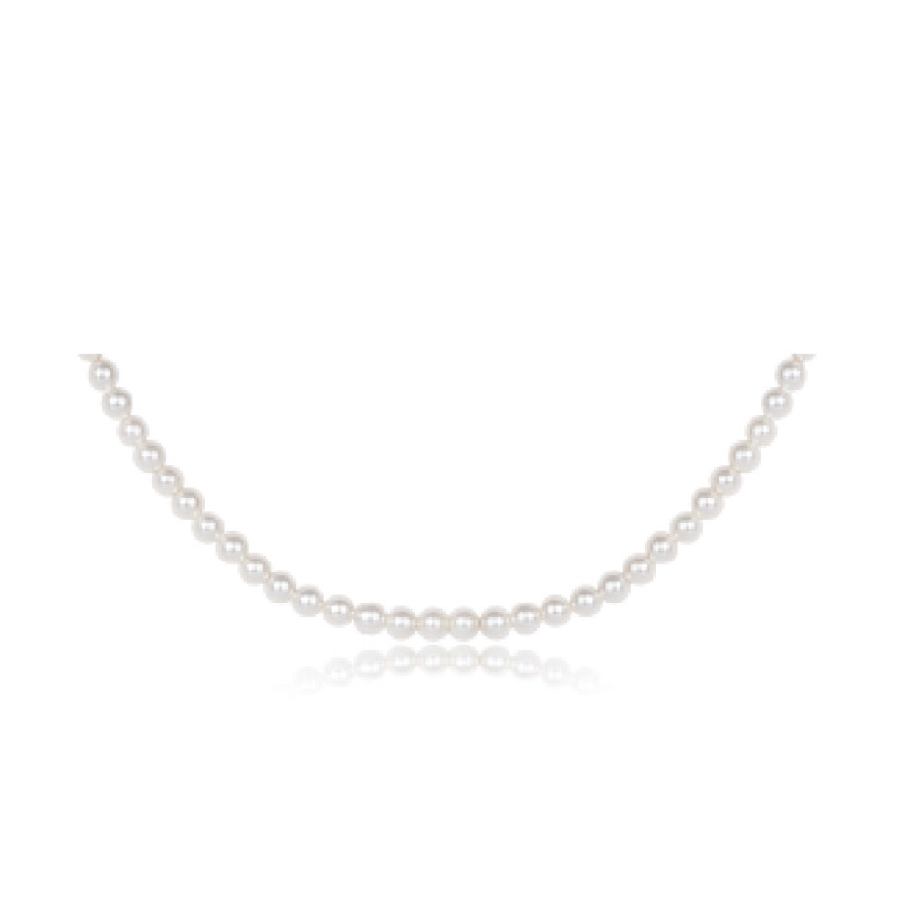 ENewton Choker - Classic Pearl - 3mm - 17 Inch