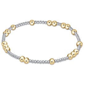 ENewton Enewton Classic Mixed Metal Pattern Bracelet - Hope Unwritten - 4mm