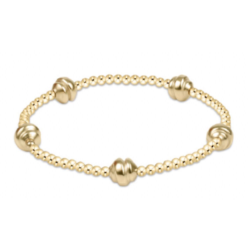 ENewton ENewton Gold Pattern Bracelet - Admire - 2.5mm