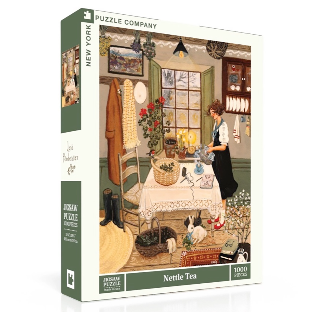 New York Puzzle Co. 1000 Piece Puzzle - Nettle Tea