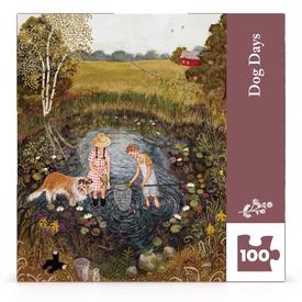 New York Puzzle Co. New York Puzzle Co. 100 Piece Mini Puzzle - Dog Days