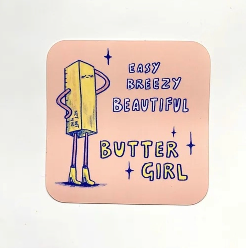 Allison McKeen Allison McKeen - Butter Girl Sticker