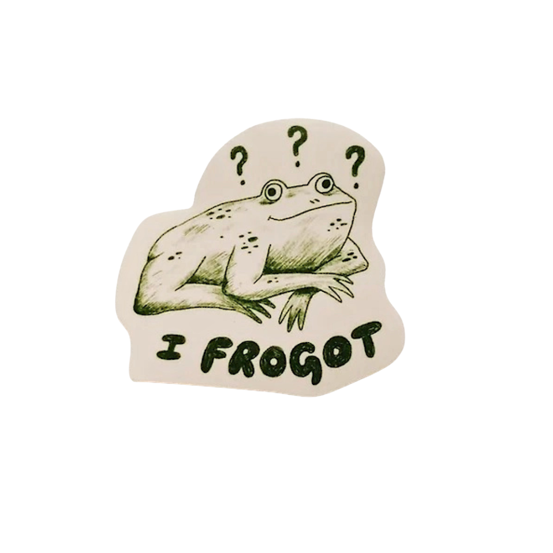Allison McKeen Allison McKeen - I Frogot Sticker