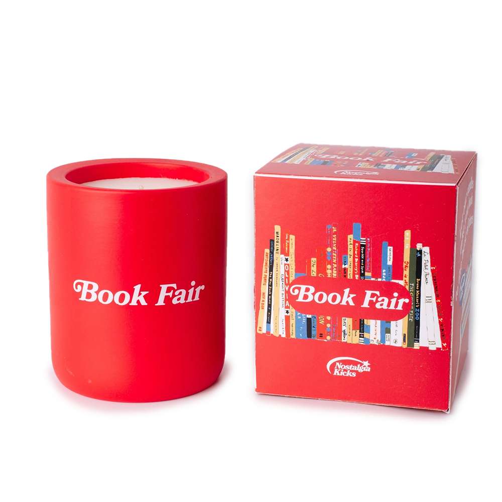 Nostalgia Kicks Candle - Book Fair
