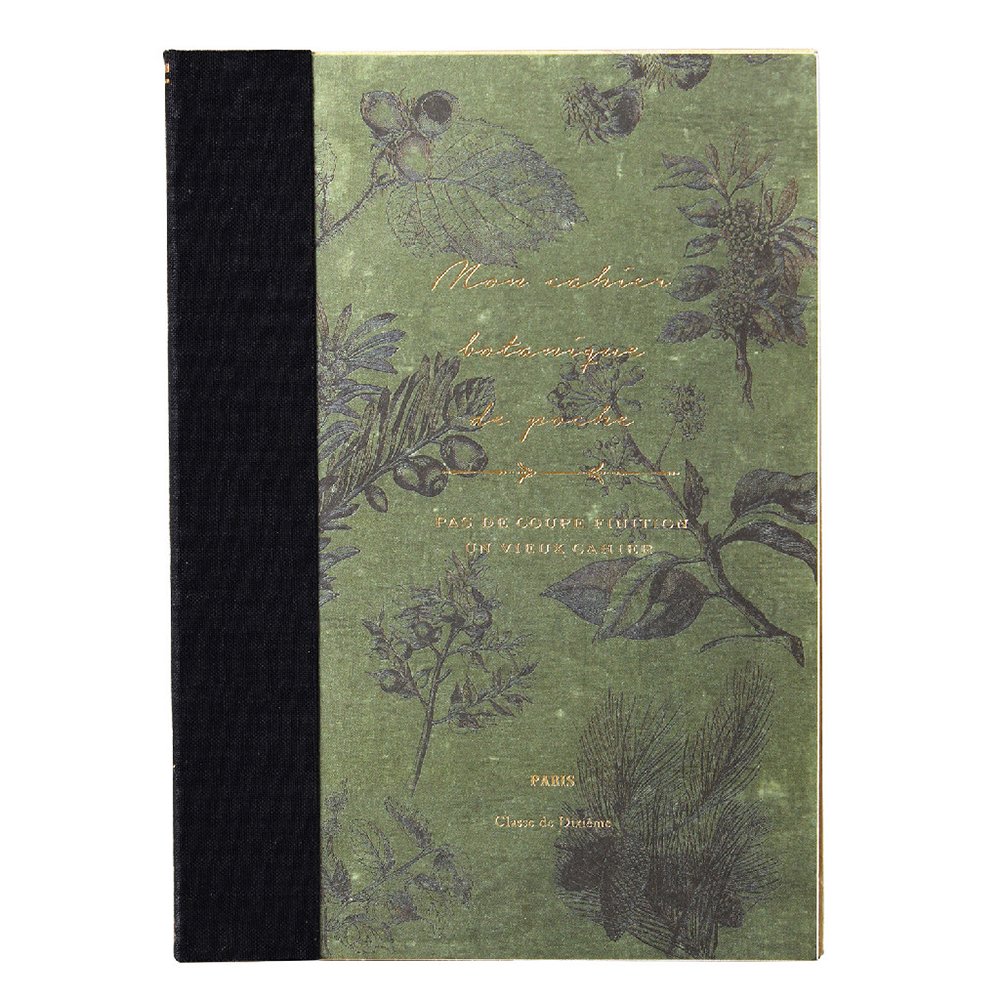 Time Concept B5 Size Rough Notebook - Botanical