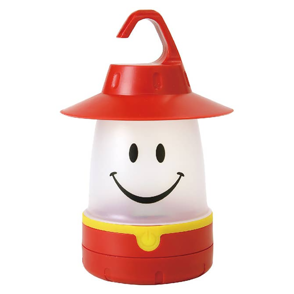 Time Concept Portable Led Smile Lantern - Red
