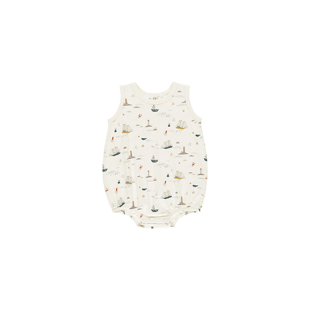 Rylee + Cru Bubble Onesie - Nautical