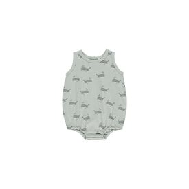 Rylee + Cru Rylee + Cru Bubble Onesie - Whales