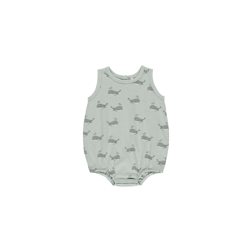 Rylee + Cru Rylee + Cru Bubble Onesie - Whales