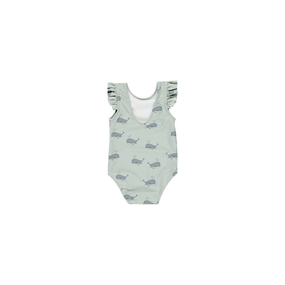 Rylee + Cru Swim Scoop Back Onepiece - Whales