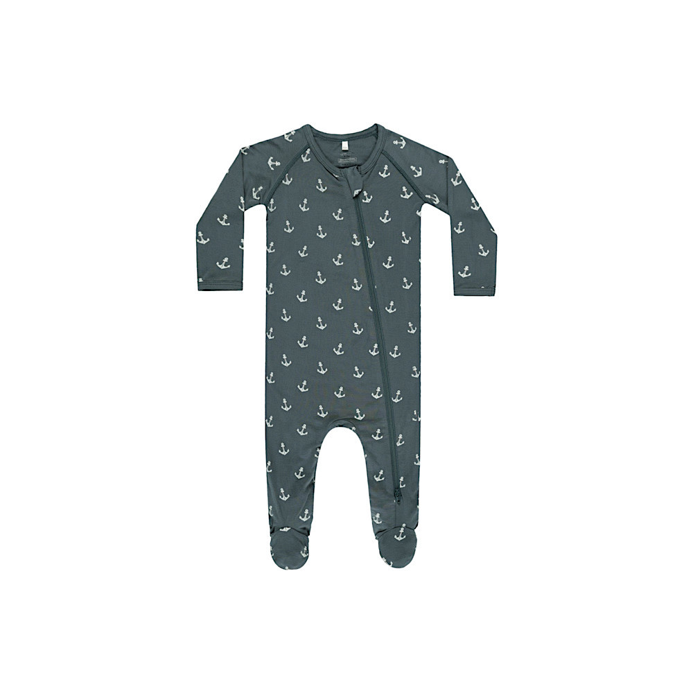 Rylee + Cru Footed Sleeper - Anchors