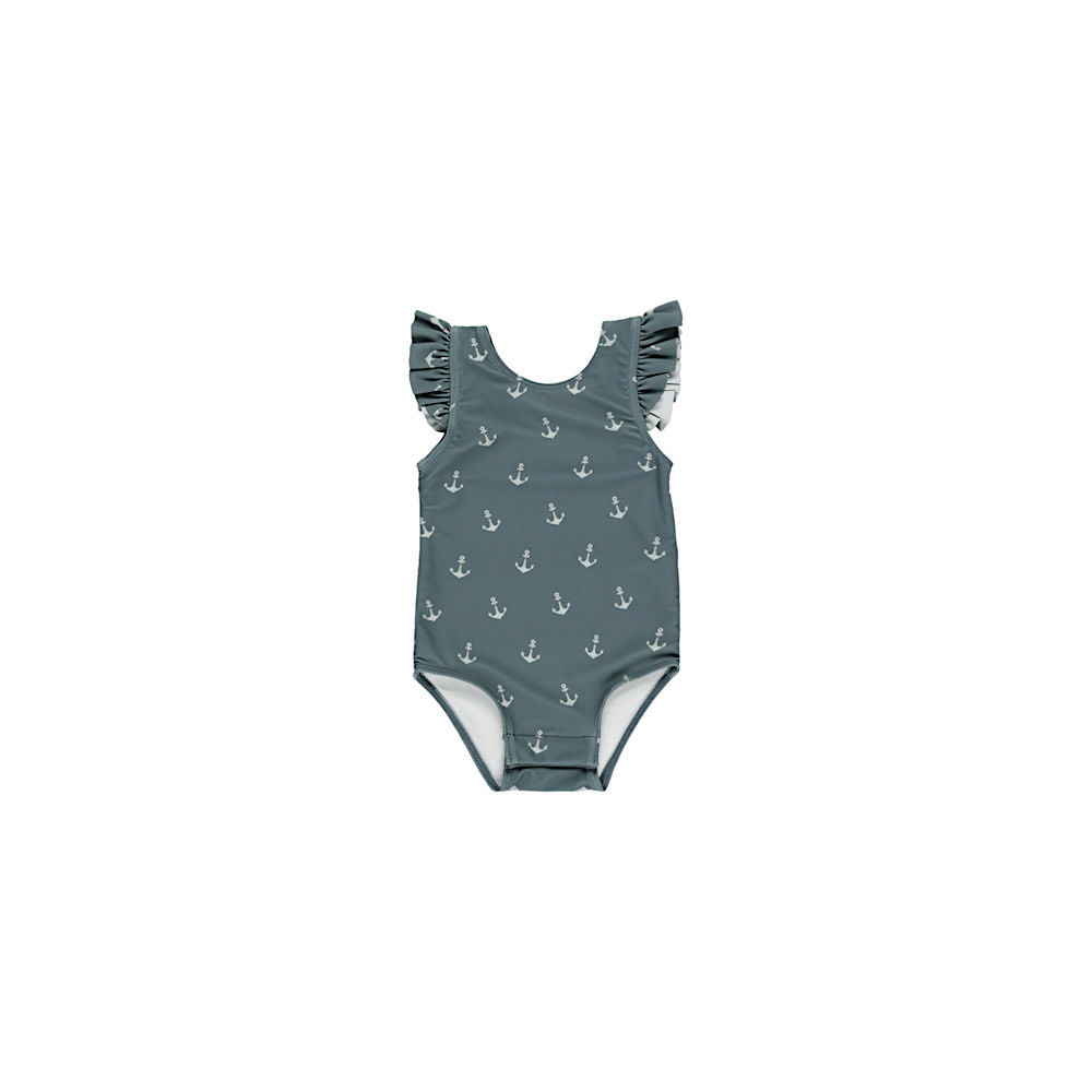 Rylee + Cru Swim Scoop Back Onepiece - Anchors