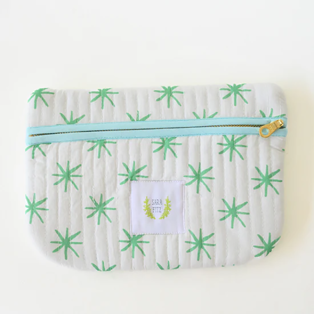 Sara Fitz Quilted Expandable Tote - Hydrangea