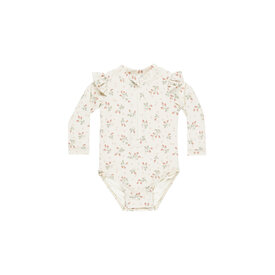 Quincy Mae Quincy Mae Byron Swim Rashguard One-Piece - Strawberries