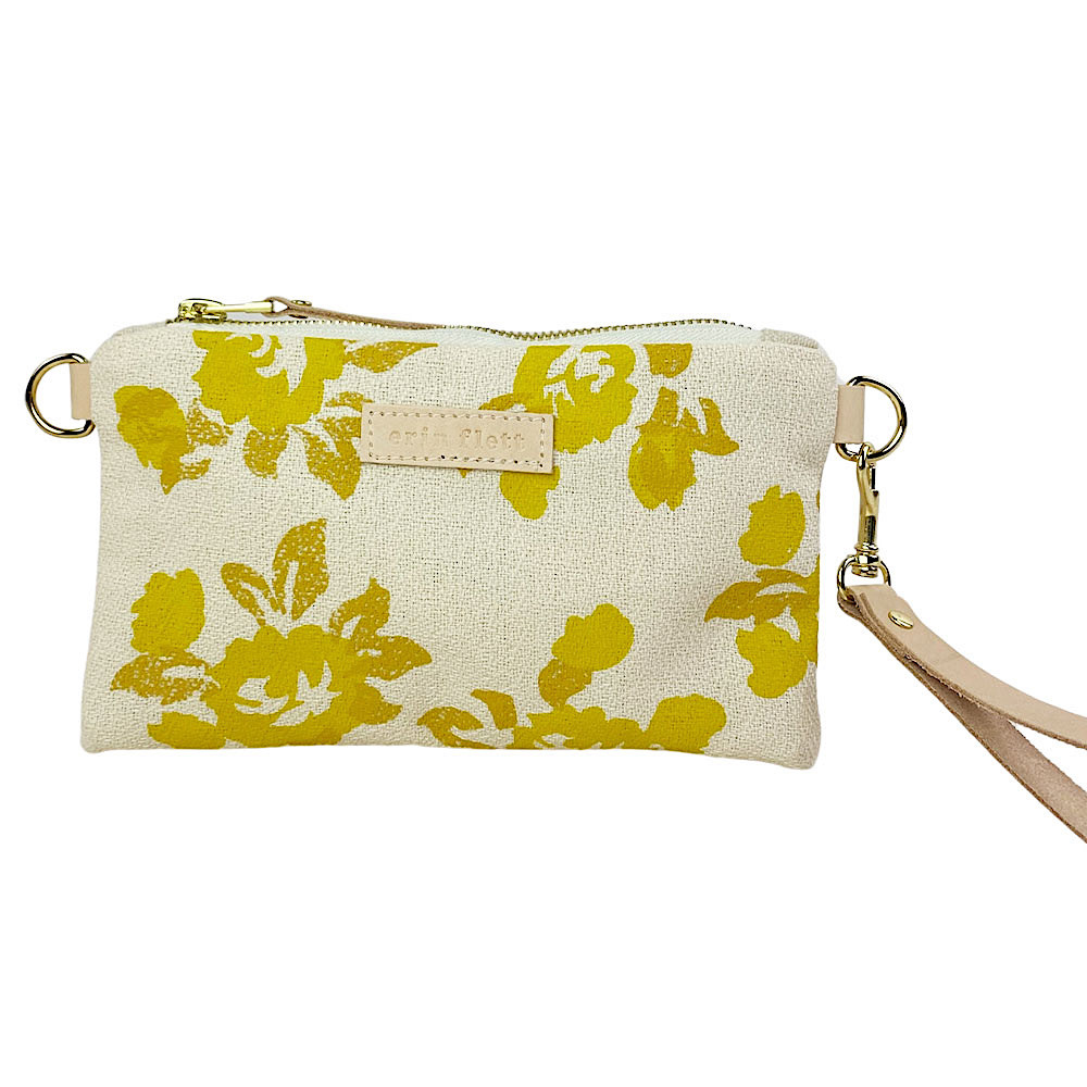 Erin Flett Erin Flett Ellie Wristlet - Helen Rose Yellow