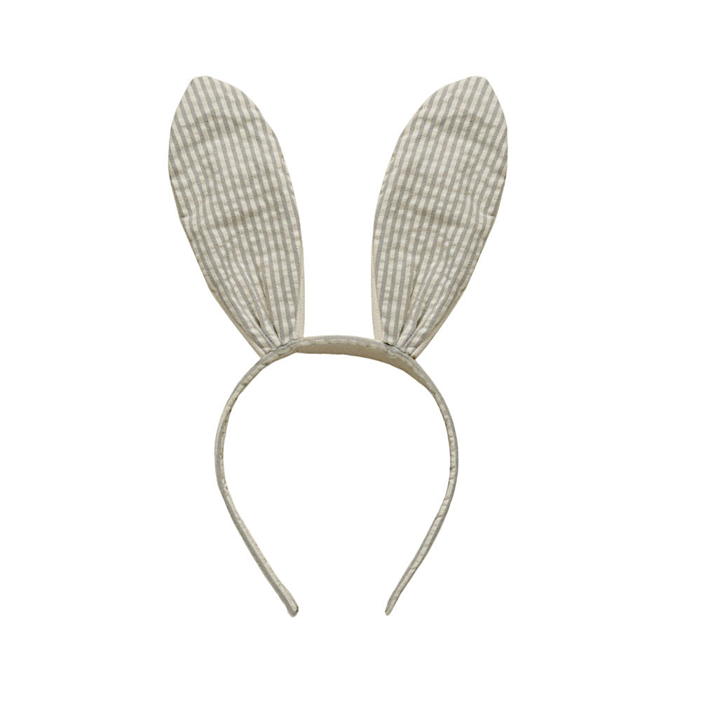 Noralee Noralee Bunny Headband - Sage Stripe