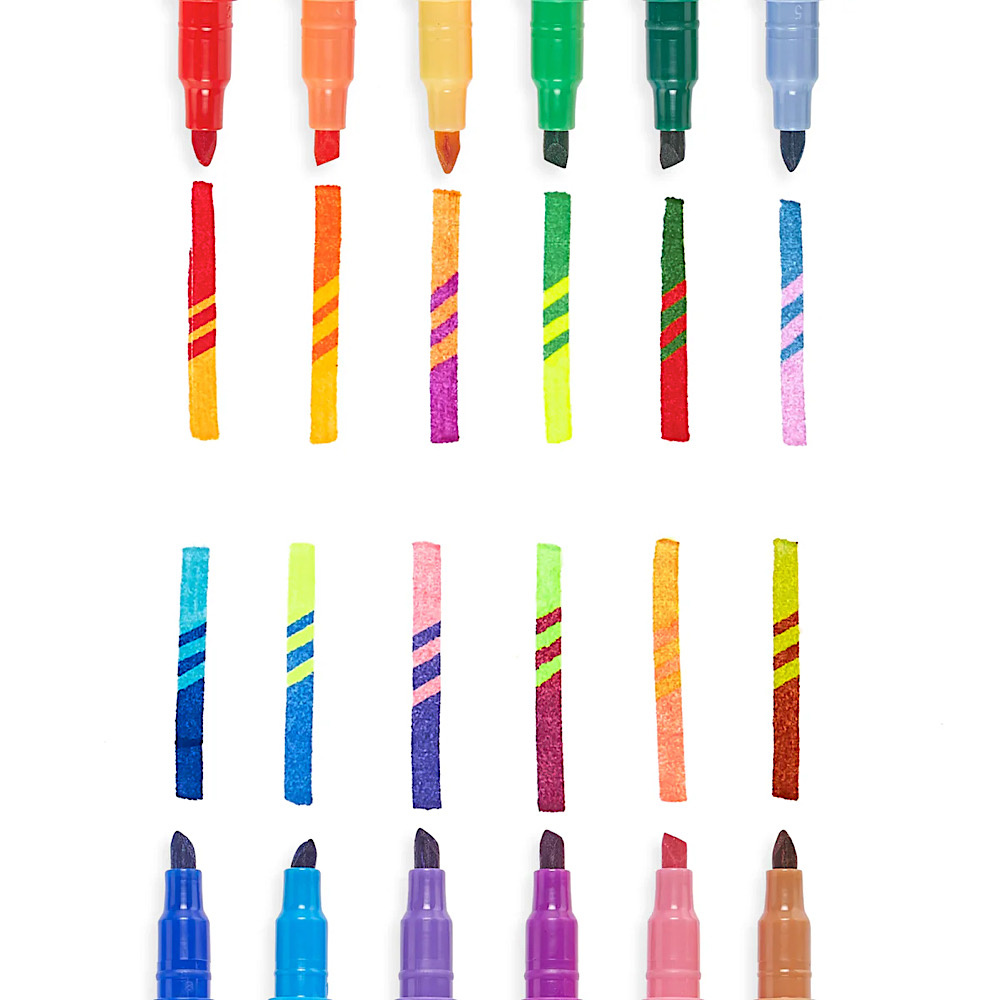Ooly - Switcheroo Color Changing Markers - Set of 12