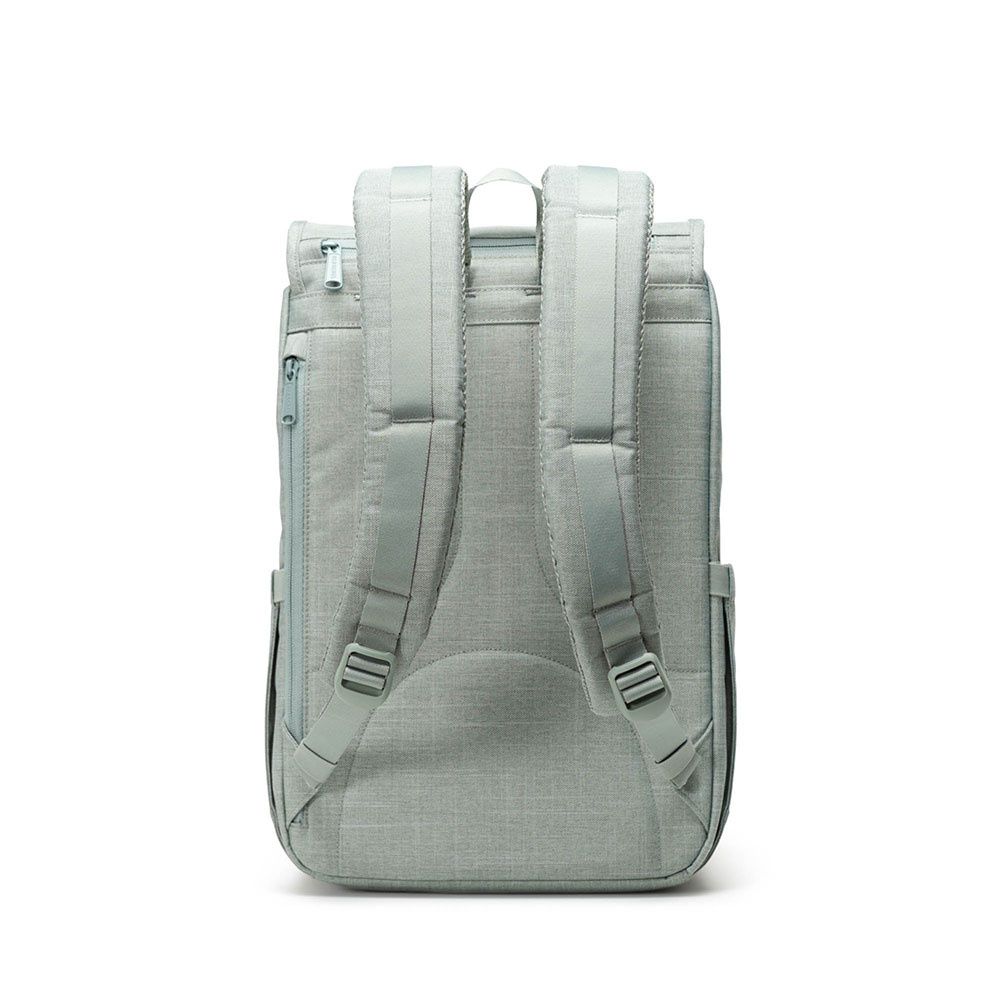 Herschel Little America Mid-Volume Backpack - Iceberg Green Crosshatch