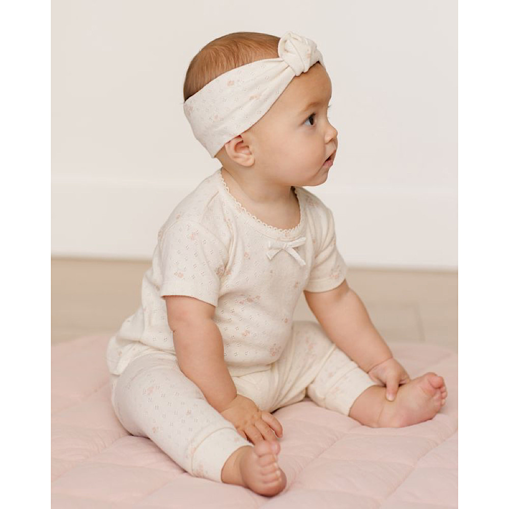 Quincy Mae Bamboo Short Sleeve Pajama Set - Strawberries