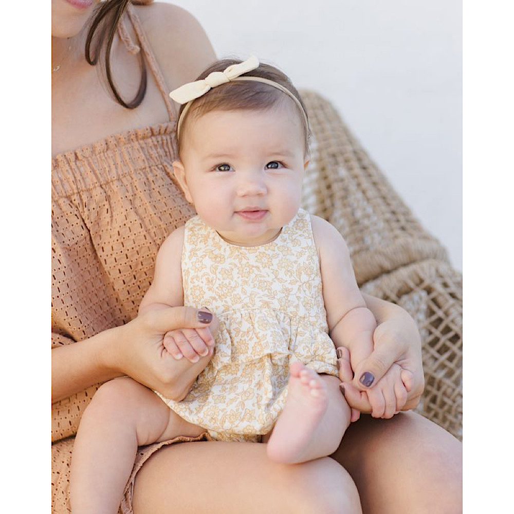 Quincy Mae Penny Romper - Dahlia
