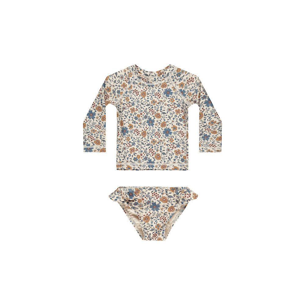 Rylee + Cru Rylee + Cru Maryn Swim Rashguard Set - Gardenia