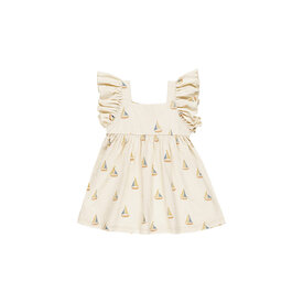 Rylee + Cru Rylee + Cru Mariposa Dress - Sailboats