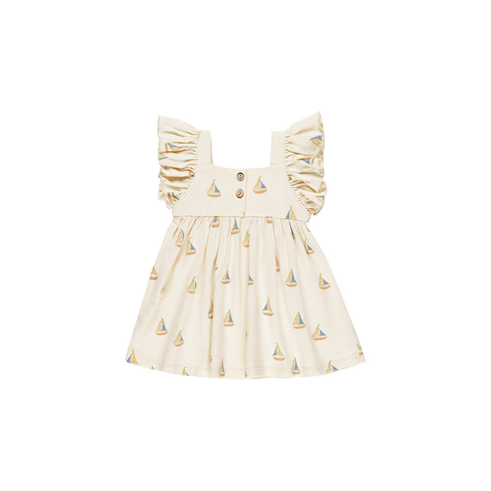 Rylee + Cru Mariposa Dress - Sailboats