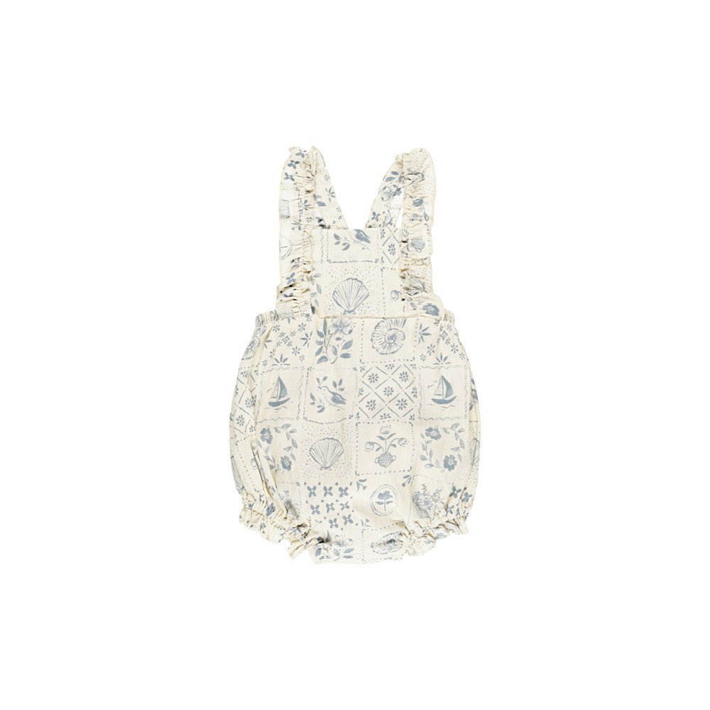 Rylee + Cru Chiara Romper - Tile