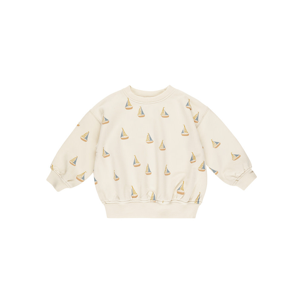 Rylee + Cru Sweatshirt - Sailboats