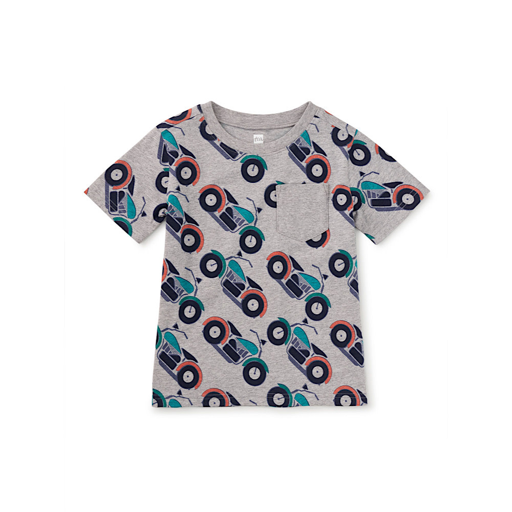 Tea Collection Tea Collection Printed Pocket Tee - Motocicleta