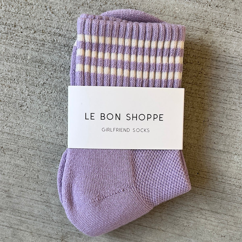 Le Bon Shoppe Girlfriend Socks - Iris