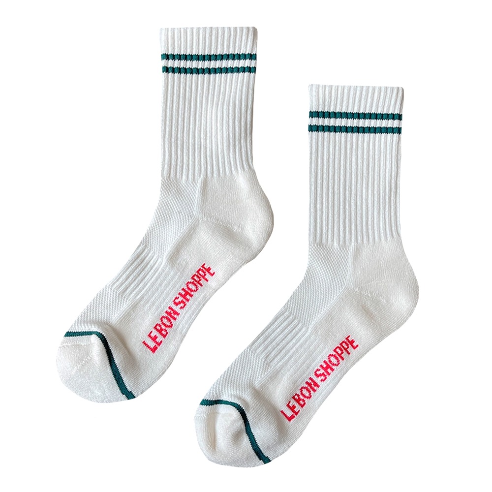 Le Bon Shoppe Le Bon Shoppe Boyfriend Socks - Parchment