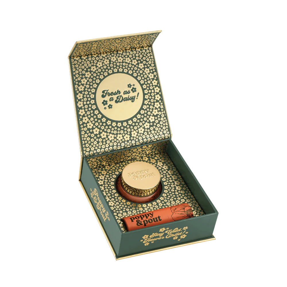 Poppy & Pout Lip Care Duo - Pomegranate Peach