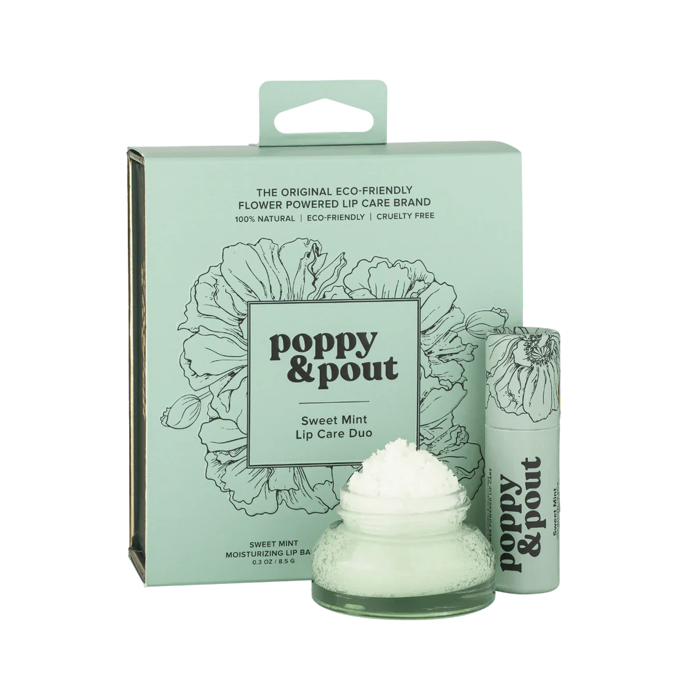 Poppy & Pout Poppy & Pout Lip Care Duo - Sweet Mint