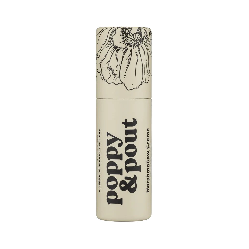 Poppy & Pout Lip Balm - Marshmallow Creme
