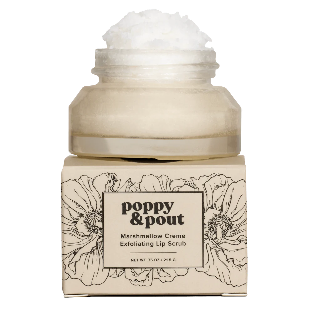 Poppy & Pout Lip Scrub - Marshmallow Creme