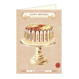 Cavallini Papers & Co., Inc. Cavallini - Happy Birthday Cake Card