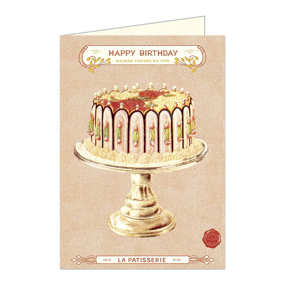 Cavallini - Happy Birthday Cake Card